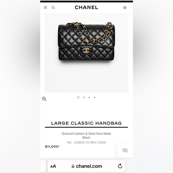 CHANEL JUMBO Flap Bag Quilted Caviar & Chanel Cambon POCHETTE & Chanel Wallet - Picture 15 of 16